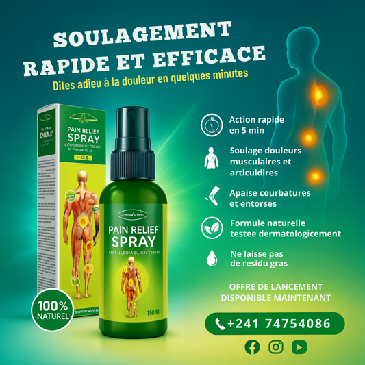 Spray Anti-Douleur Naturel (150 ml)